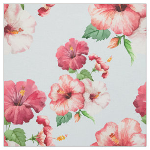 Tropisch Hibiscus Hawaiian Floral Stof