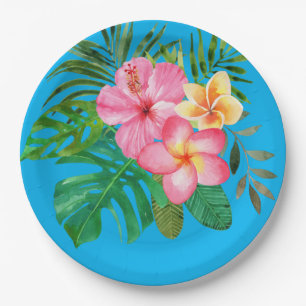 Tropisch Hibiscus Paper Bord