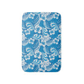 Tropisch Hibiscus Pattern Badmat (Voorkant Verticaal)