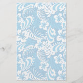 Tropisch Hibiscus Pattern Briefpapier (Voorkant)