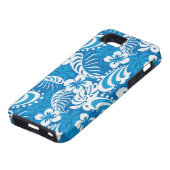 Tropisch Hibiscus Pattern Case-Mate iPhone Case (Onderkant)