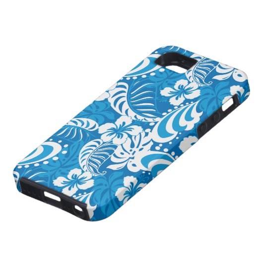 Tropisch Hibiscus Pattern Case-Mate iPhone Case (Onderkant)