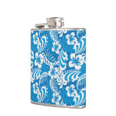 Tropisch Hibiscus Pattern Heupfles (Links)