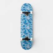 Tropisch Hibiscus Pattern Skateboard (Voorkant)