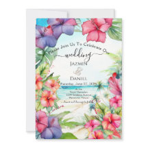 Tropisch Hibiscus Strand