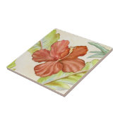 Tropisch Hibiscus Tile Tegeltje (Zijkant)