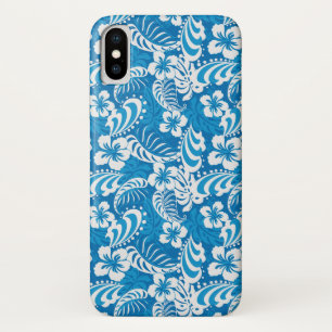 Tropisch Hibiscuspatroon iPhone X Hoesje