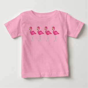 Tropisch Hot Pink Flamingo Island Bird Paradise