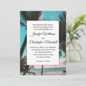 Tropisch huwelijk kaart (Staand voorkant)