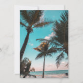 Tropisch huwelijk kaart (Achterkant)