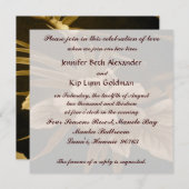 tropisch huwelijk kaart (Voorkant / Achterkant)