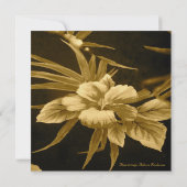 tropisch huwelijk kaart (Achterkant)