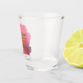 Tropisch Isle Best Man of Groomsman Pink ID581 Shot Glas (Rechts)