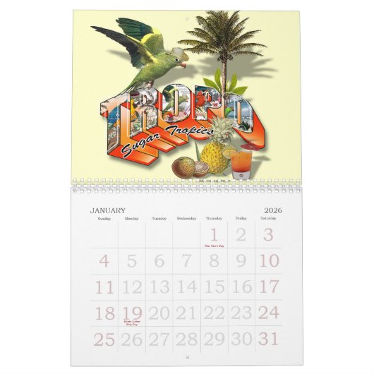 tropisch jaar kalender (Jan 2026)