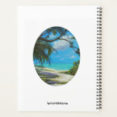 Tropisch Jamaicaanse strand Theme Planner (Achterkant)