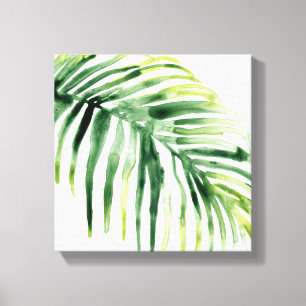 Tropisch Jewel Leaf Canvas Afdruk