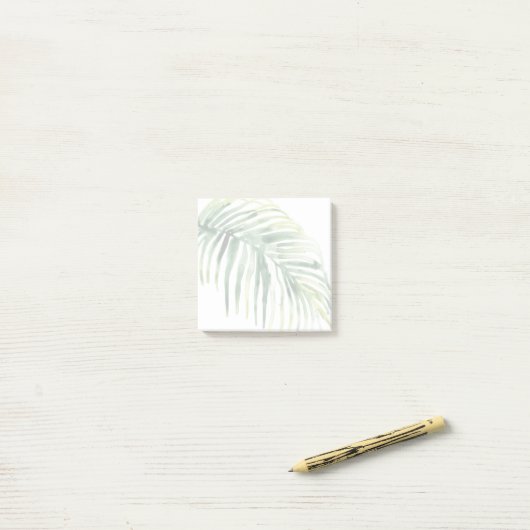 Tropisch Jewel Leaf Post-it® Notes (Op bureau)