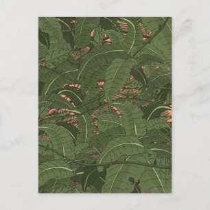 Tropisch jungle bos briefkaart