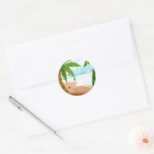 Tropisch Kerst sticker (Envelop)