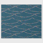 Tropisch kerstcadeaupapier voor feestdagen cadeaupapier (Vlak)