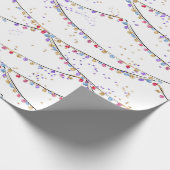 Tropisch kerstcadeaupapier voor feestdagen cadeaupapier (Hoek)