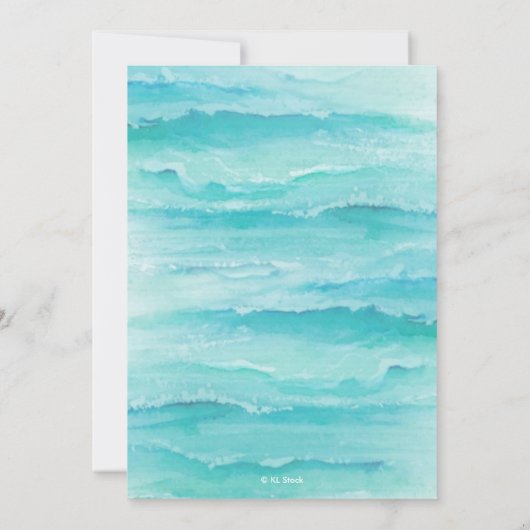 Tropisch Kerstfeest met Sinterklaas Zeemeermin Wat Kaart (Achterkant)