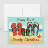 Tropisch Kerstmijne Kaart (Voorkant / Achterkant)