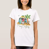 Tropisch kerstvibes gnome t-shirt (Voorkant)
