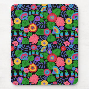 Tropisch kleurrijke bloemen Floral Summer Pattern Muismat