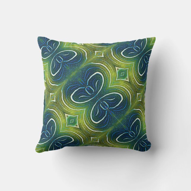 tropisch kussen (Achterkant)