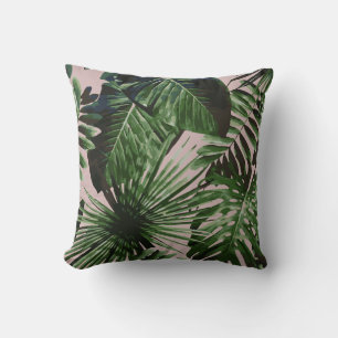 Tropisch kussen met palmboom