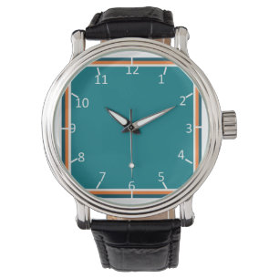 Tropisch kwadraat horloge