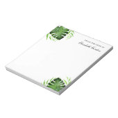 Tropisch laat het Manuscript van het Oerwoud Perso Notitieblok (Gedraaid)