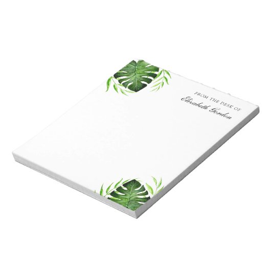 Tropisch laat het Manuscript van het Oerwoud Perso Notitieblok (Gedraaid)