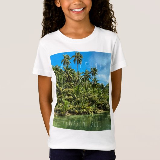 Tropisch landschap, filipijnen, herfsten van Kawas T-shirt (Voorkant)