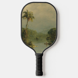 Tropisch landschap Frederic Edwin Church Pickleball Paddle