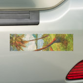 Tropisch landschap in Martinique (Charles Laval) Bumpersticker (Op auto)