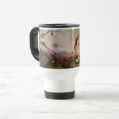 Tropisch landschap met tien kolibries kop (Voorkant links)