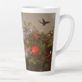 Tropisch landschap met tien kolibries kop (Rechts)