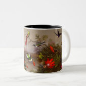 Tropisch landschap met tien kolibries kop (Voorkant rechts)