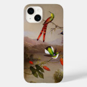 Tropisch landschap met tien kolibries kop Case-Mate iPhone case (Achterkant)