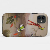 Tropisch landschap met tien kolibries kop Case-Mate iPhone case (Achterkant (horizontaal))