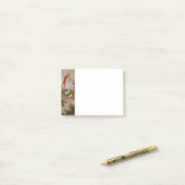 Tropisch landschap met tien kolibries kop post-it® notes (Op bureau)