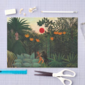 Tropisch landschap van Henri Rousseau Tissuepapier (Craft)