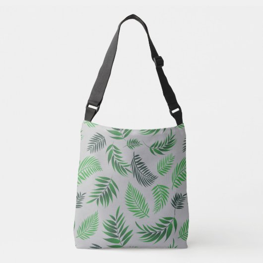 Tropisch lederen patroon 11 crossbody tas (Voorkant)