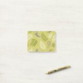Tropisch lederen patroon 17 post-it® notes (Op bureau)