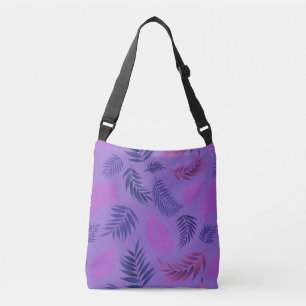 Tropisch lederen patroon 19 crossbody tas