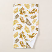 Tropisch lederen patroon 22 bad handdoek (Handdoek)