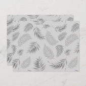 Tropisch lederen patroon 5 briefkaart (Voorkant / Achterkant)