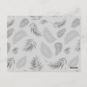 Tropisch lederen patroon 5 briefkaart (Achterkant)